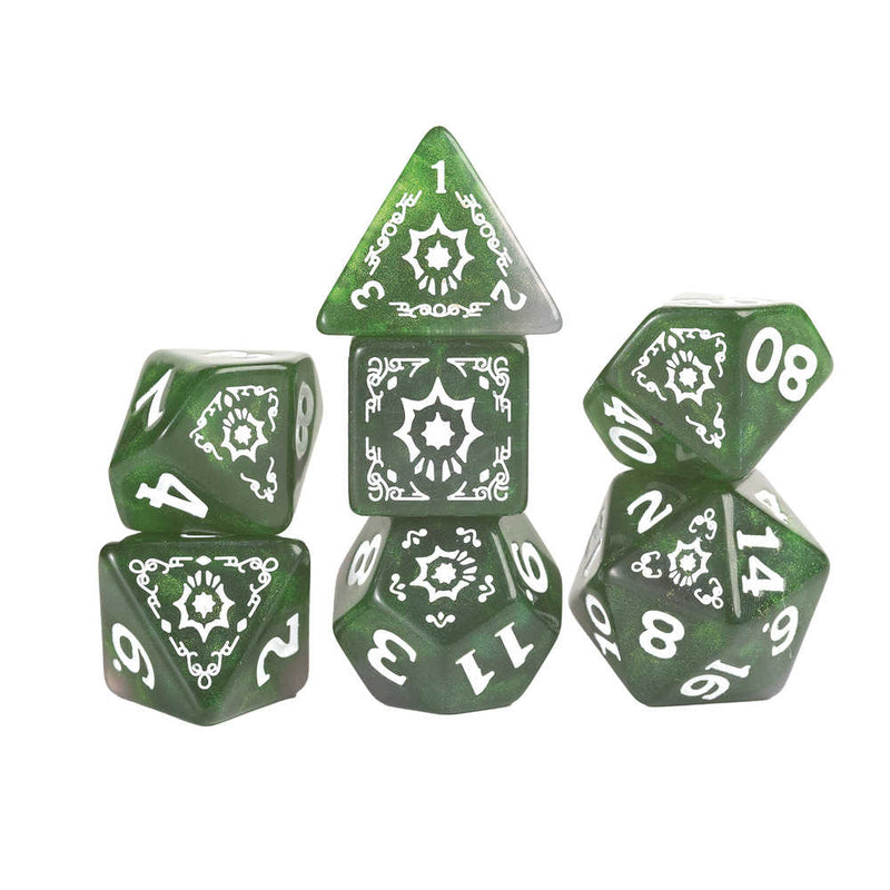 Dungeons & Dragons  Adventure Dice Cleric Green Set