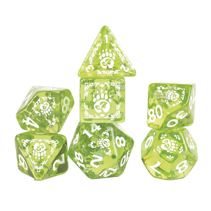 Dungeons & Dragons  Adventure Dice Druid Green Set