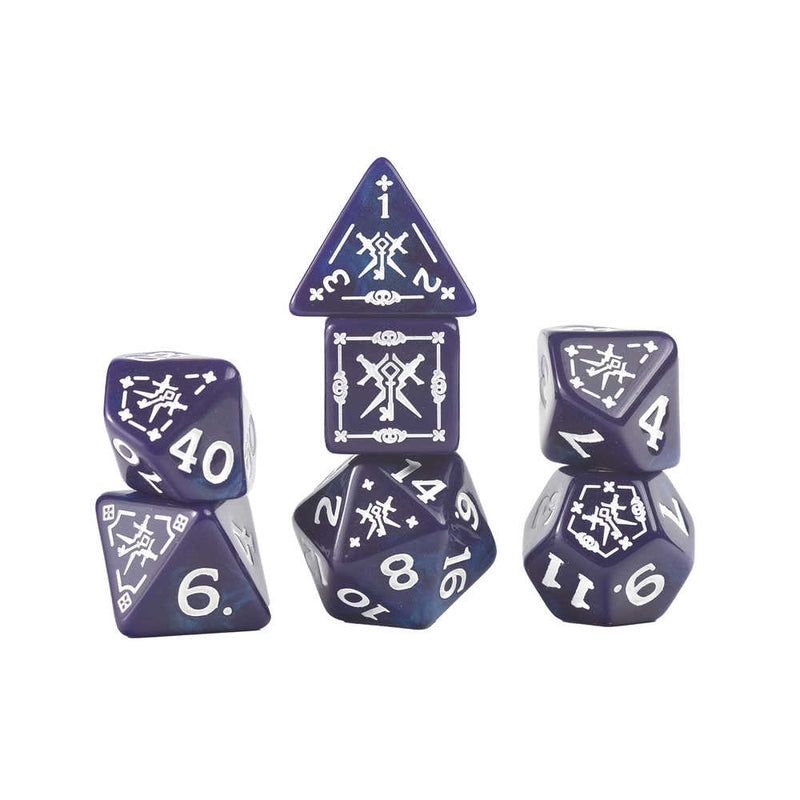 Dungeons & Dragons  Adventure Dice Rogue Purple Set