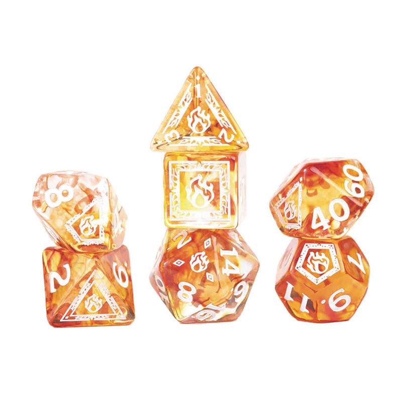 Dungeons & Dragons  Adventure Dice Sorcerer Orange Set