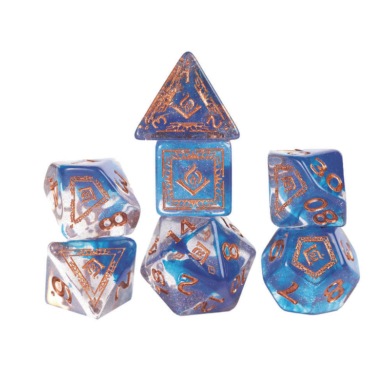 Dungeons & Dragons  Adventure Dice Wizard Blue Set