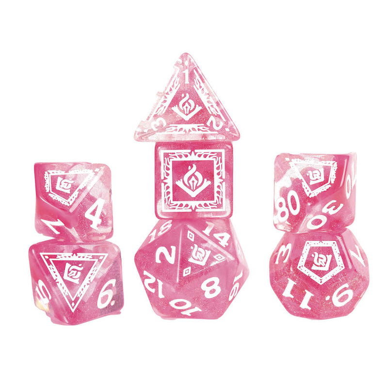 Dungeons & Dragons  Adventure Dice Wizard Fuchsia Set