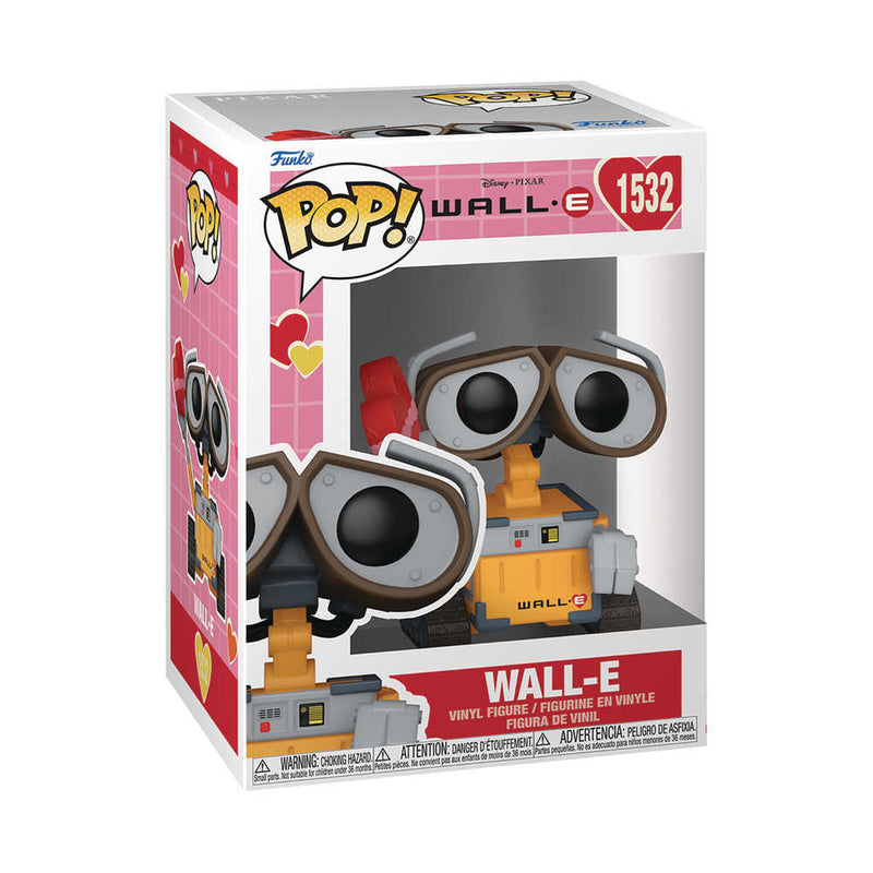 Pop Disney Valentines Wall E Vinyl Figure