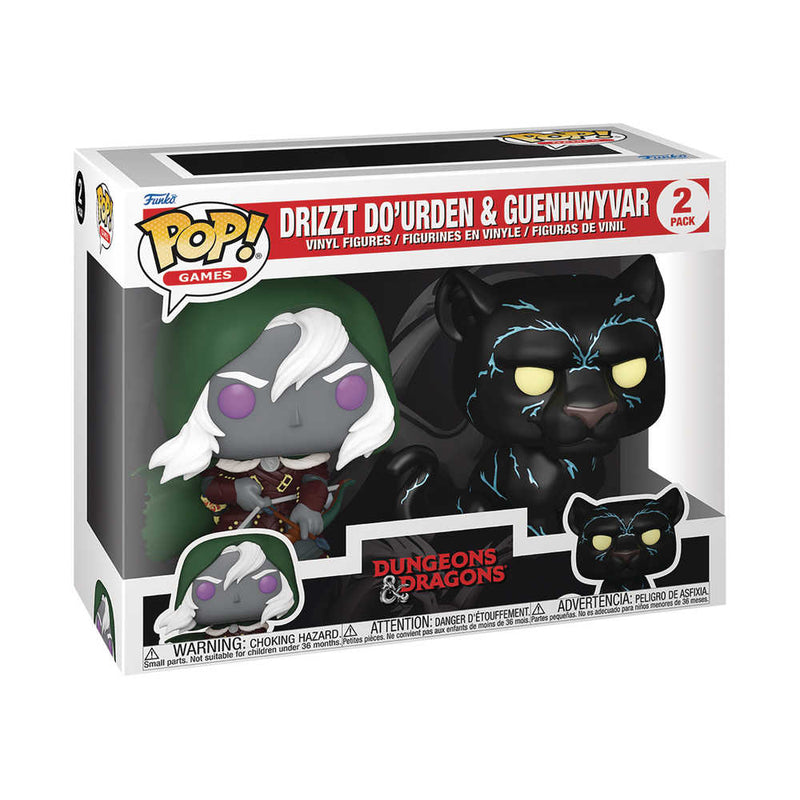Pop Games Dungeons & Dragons  Drizzt & Guenhwyvar 2 pack Figure Set