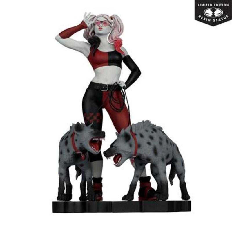 Harley Quinn By Jenny Frison Red, White & Black 1:10 Scale Statue