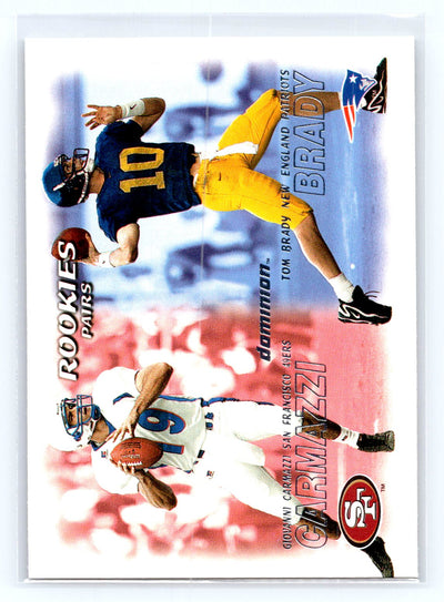 2000 SkyBox Dominion #234 Giovanni Carmazzi / Tom Brady