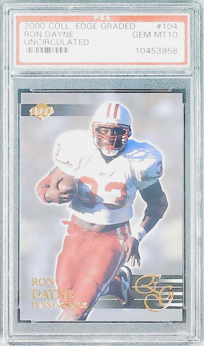 2000 Collector'S Edge Graded #104 Ron Dayne Uncirculated PSA 10