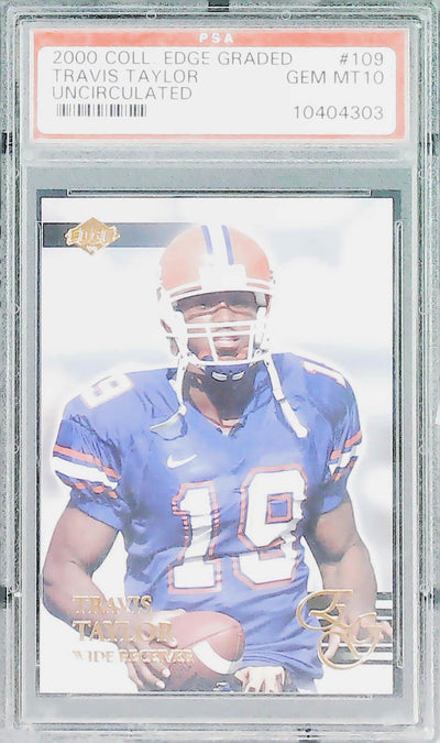 2000 Collector'S Edge Graded #109 Travis Taylor Uncirculated PSA 10