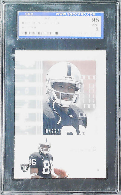 2000 UD Graded #101 Jerry Porter SGC 8.5 0422/1325