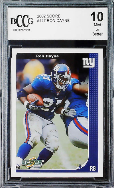 2002 Score #147 Ron Dayne BCCG 10.0