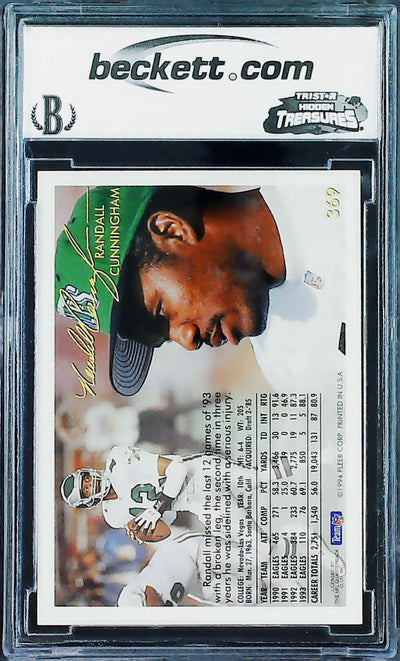 1994 Fleer #369 Randall Cunningham BCCG 10.0