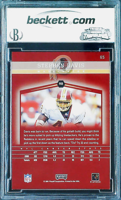 2001 Playoff Honors #65 Stephen Davis BCCG 9.0