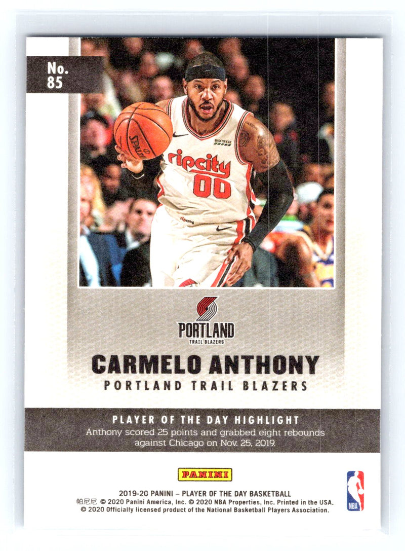 2019-20 Panini Player of the Day 