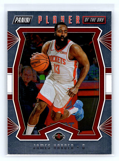 2019-20 Panini Player of the Day #8 James Harden Silver