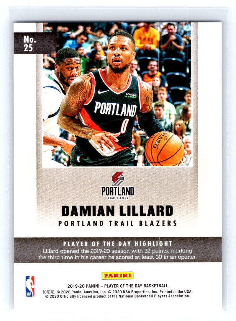 2019-20 Panini Player of the Day 