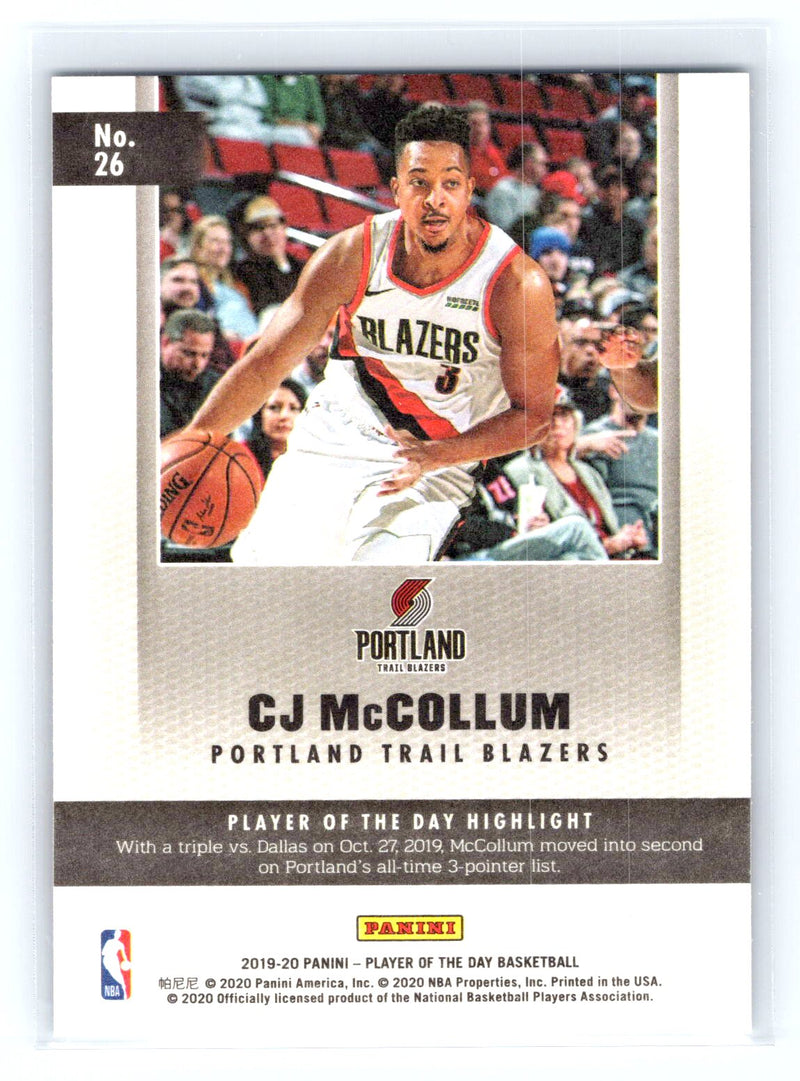 2019-20 Panini Player of the Day 