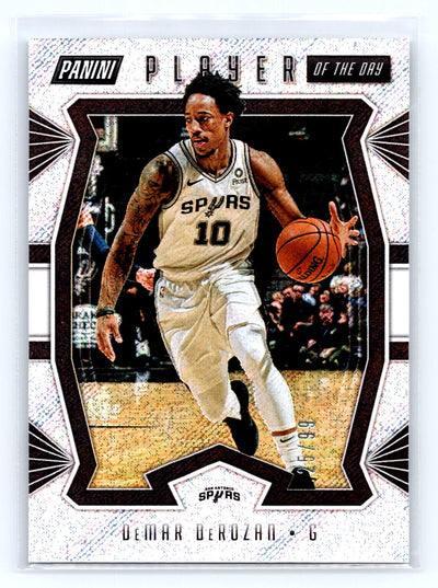 2019-20 Panini Player of the Day #37 DeMar DeRozan Rapture 25/99