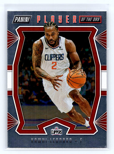 2019-20 Panini Player of the Day #12 Kawhi Leonard Silver