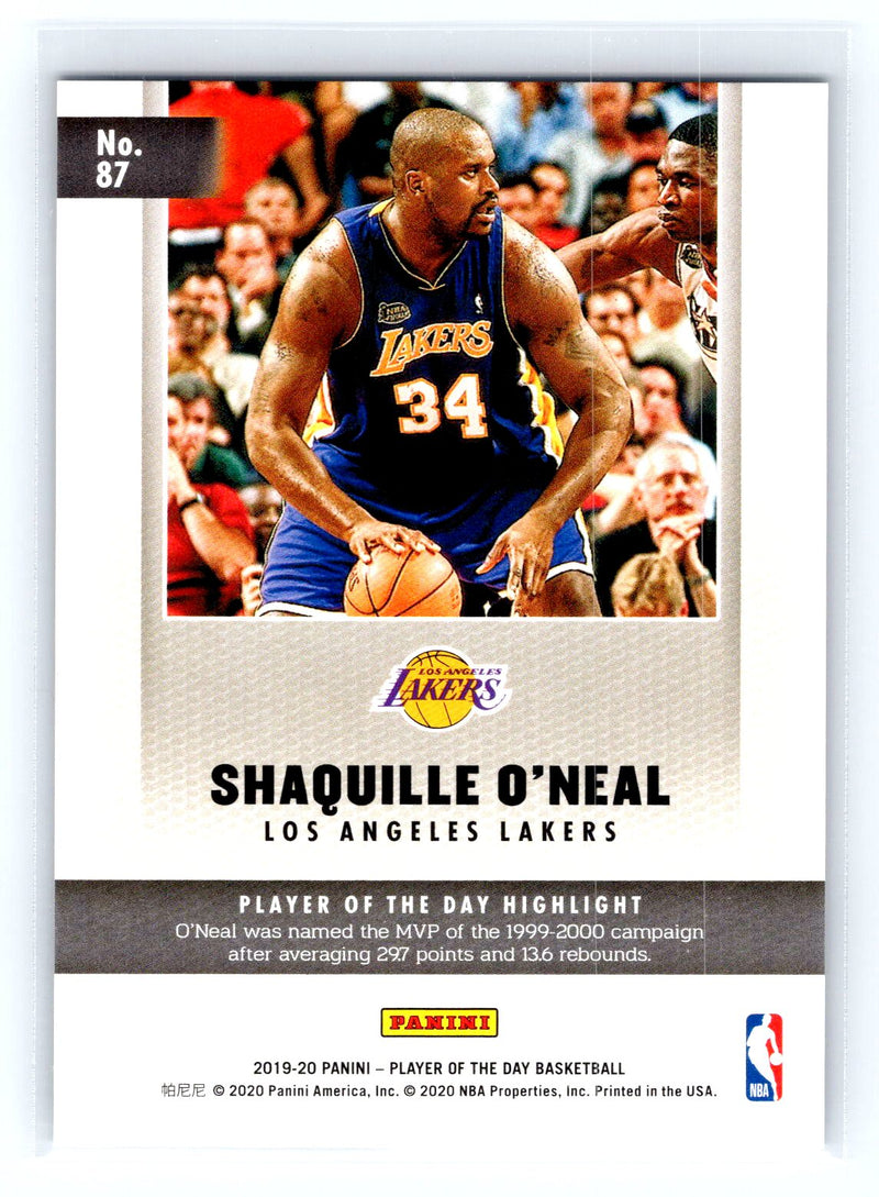 2019-20 Panini Player of the Day 