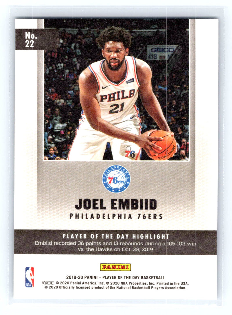 2019-20 Panini Player of the Day 