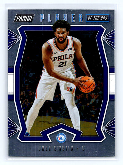 2019-20 Panini Player of the Day #22 Joel Embiid Silver