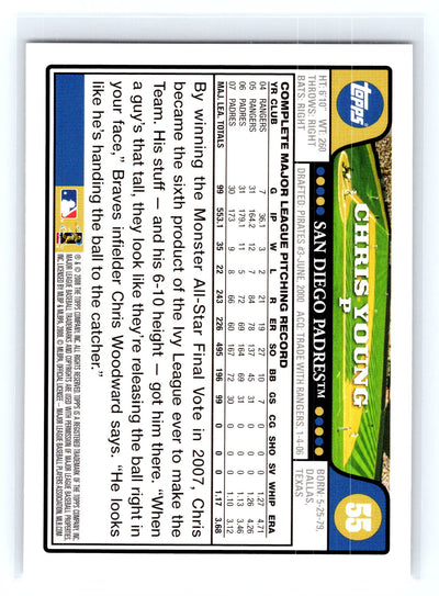 2008 Topps #55 Chris Young