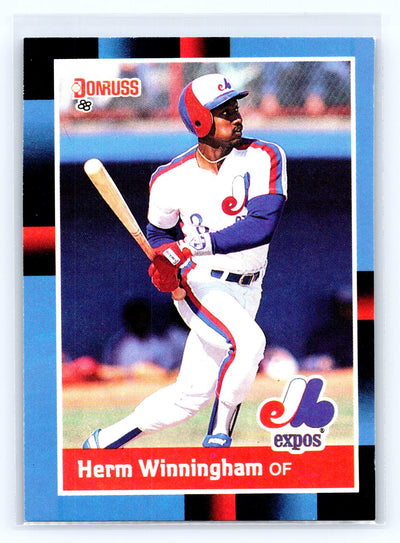 1988 Donruss #581c Herm Winningham