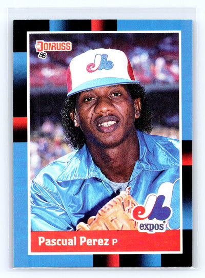 1988 Donruss #591c Pascual Perez