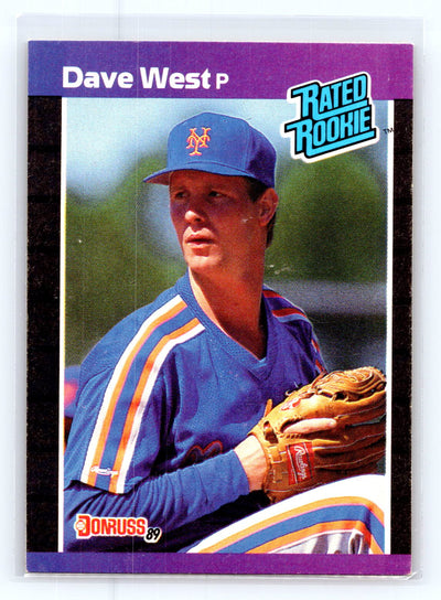 1989 Donruss #41d Dave West
