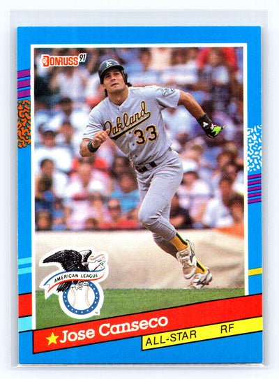 1991 Donruss #50b Jose Canseco