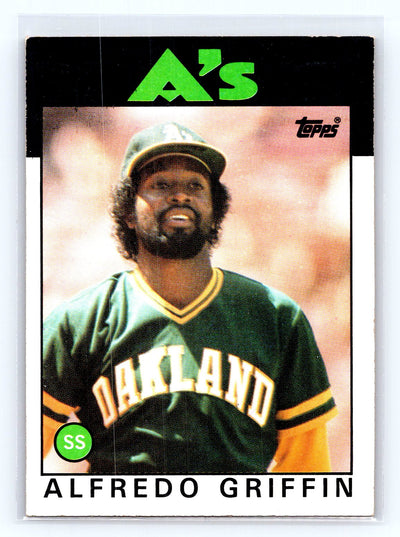 1986 Topps #566 Alfredo Griffin