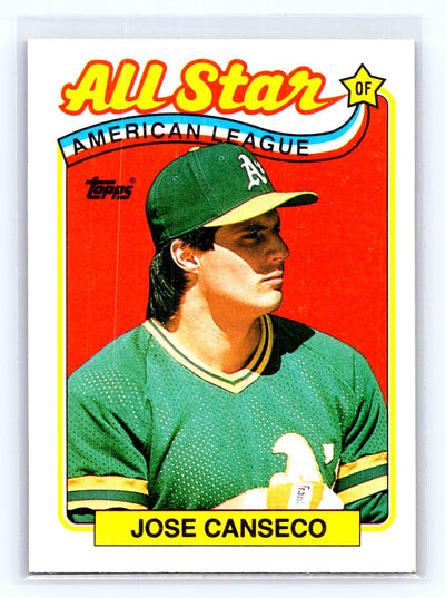 1989 Topps #401 Jose Canseco