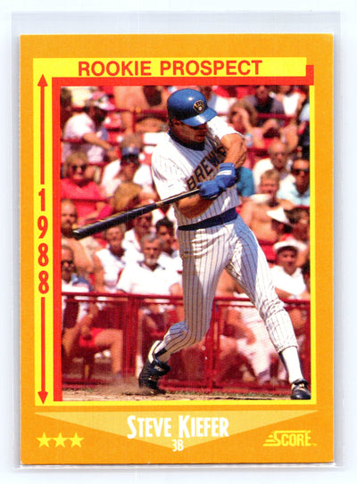 1988 Score #630 Steve Kiefer