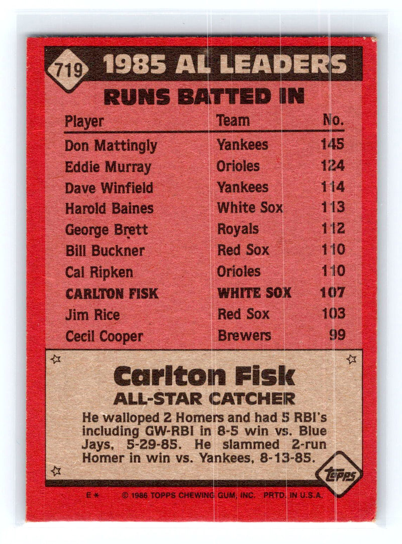 1986 Topps 