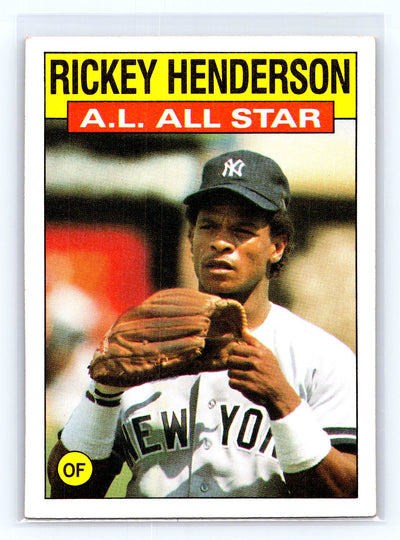 1986 Topps #716 Rickey Henderson