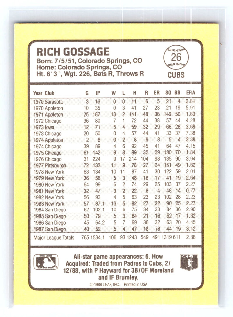 1988 Donruss Baseball&