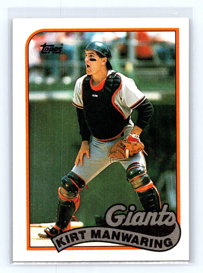 1989 Topps #506 Kirt Manwaring