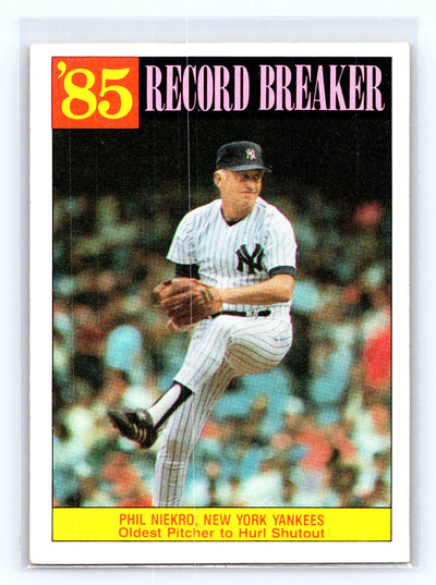 1986 Topps #204 Phil Niekro