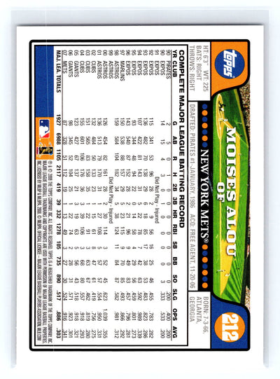 2008 Topps #212 Moises Alou