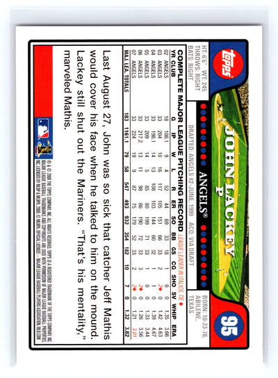 2008 Topps #95 John Lackey