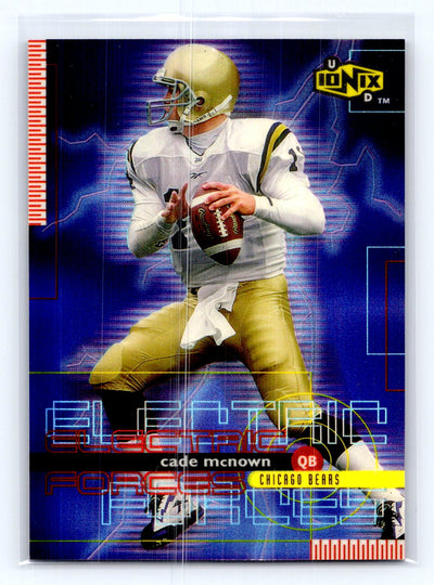 1999 UD Ionix #EF5 Cade McNown Electric Forces