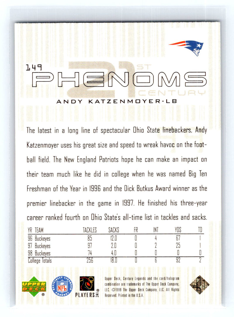 1999 Upper Deck Century Legends 