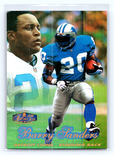 1998 Flair Showcase #20 Barry Sanders Flair Showcase Row 2 (Style)