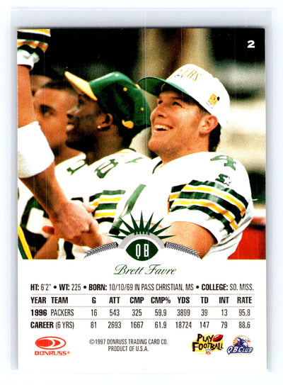 1997 Leaf #2 Brett Favre