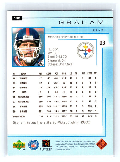 2000 Upper Deck #162 Kent Graham