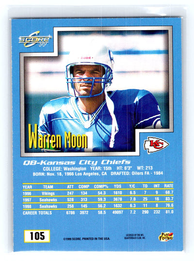1999 Score #105 Warren Moon