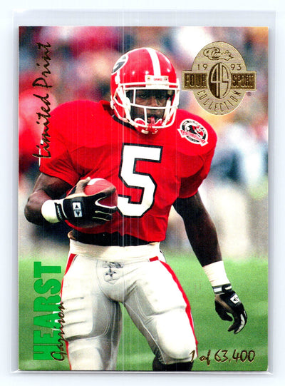 1993 Classic Four Sport #LP12 Garrison Hearst Limited Prints