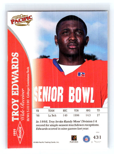 1999 Pacific #431 Troy Edwards