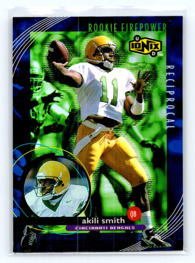 1999 UD Ionix #R64 Akili Smith Reciprocal