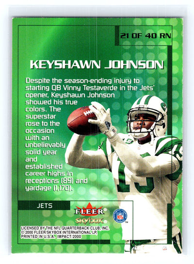 2000 Impact #21 RN Keyshawn Johnson Rewind '99